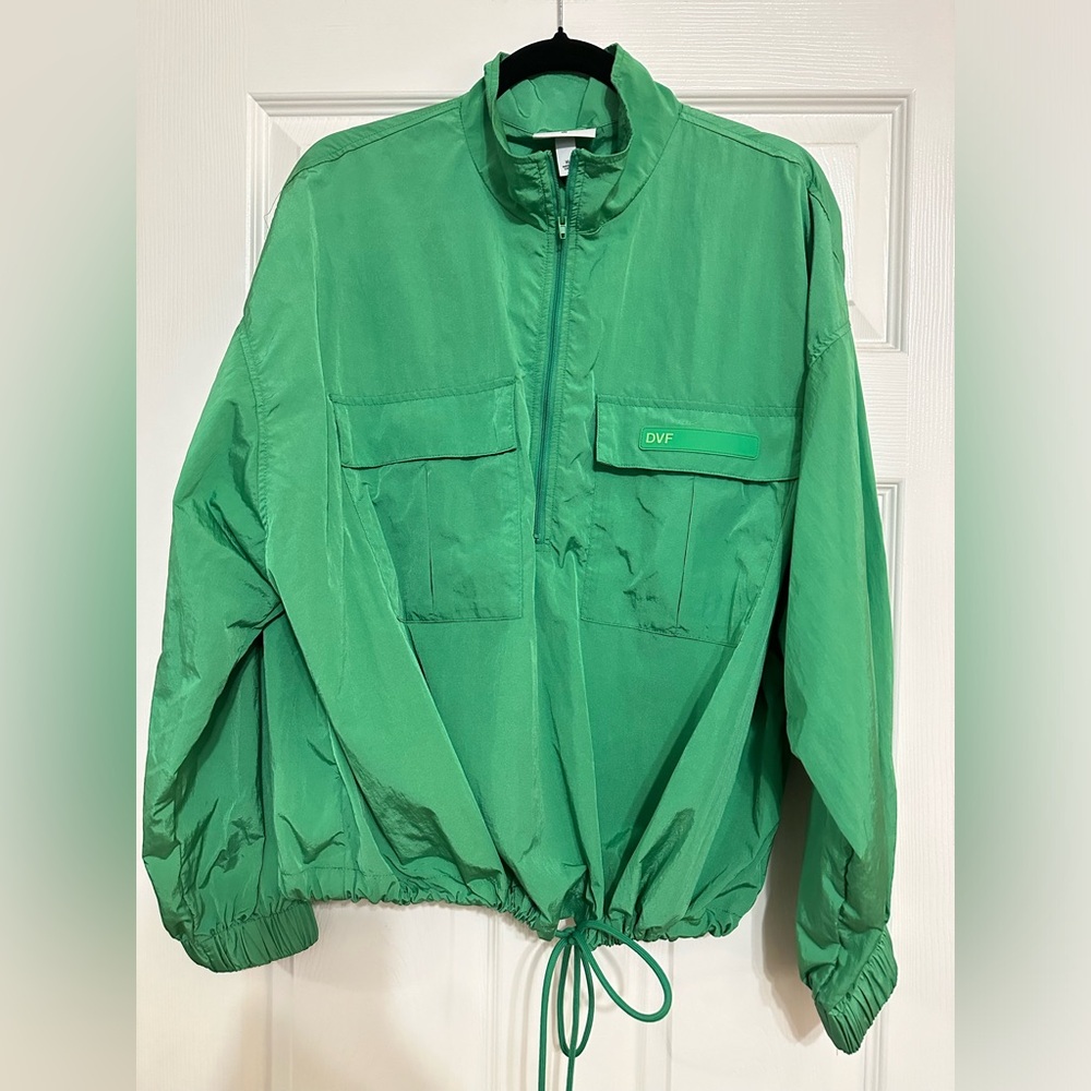 NWT DVF Target Collection Windbreaker Sz XL